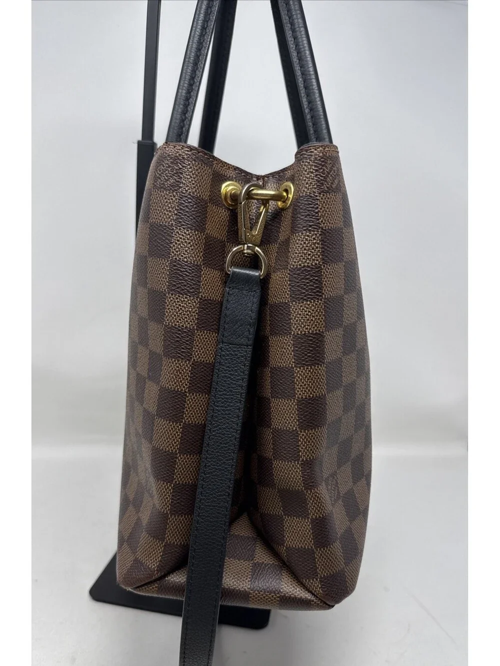 Louis Vuitton LV Riverside Damier Ebene  Top Handle Bag